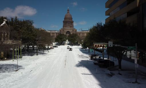 Texas Capital During Feb 2021 winter storm