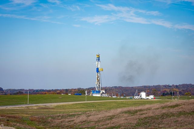 natural gas well pad in ohio