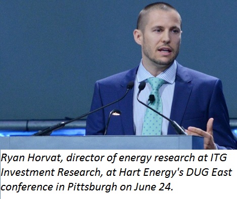 Ryan Horvat, ITG Investment Research, Hart Energy, DUG East, conference, Pittsburgh