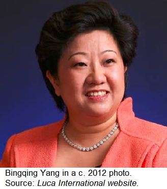 Bingqing Yang, Luca International, lawsuit