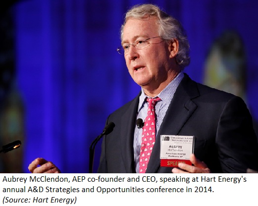 Aubrey McClendon, American Energy Partners, Chesapeake, Hart Energy, A&D Strategies and Opportunities