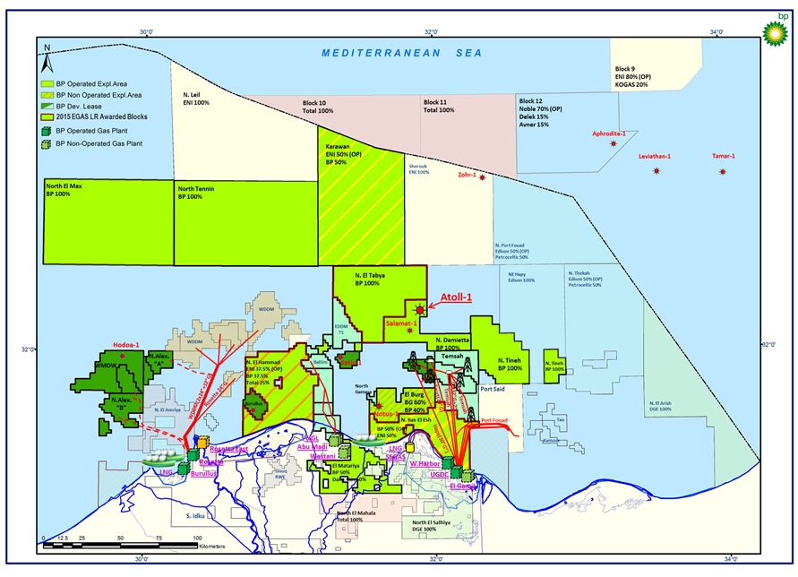 BP, Atoll, Egypt, Mediterranean Sea, fast track, development, project, gas, offshore, deepwater