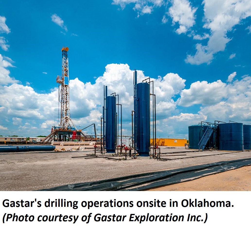 Gastar Exploration Inc, rig, drilling, Oklahoma
