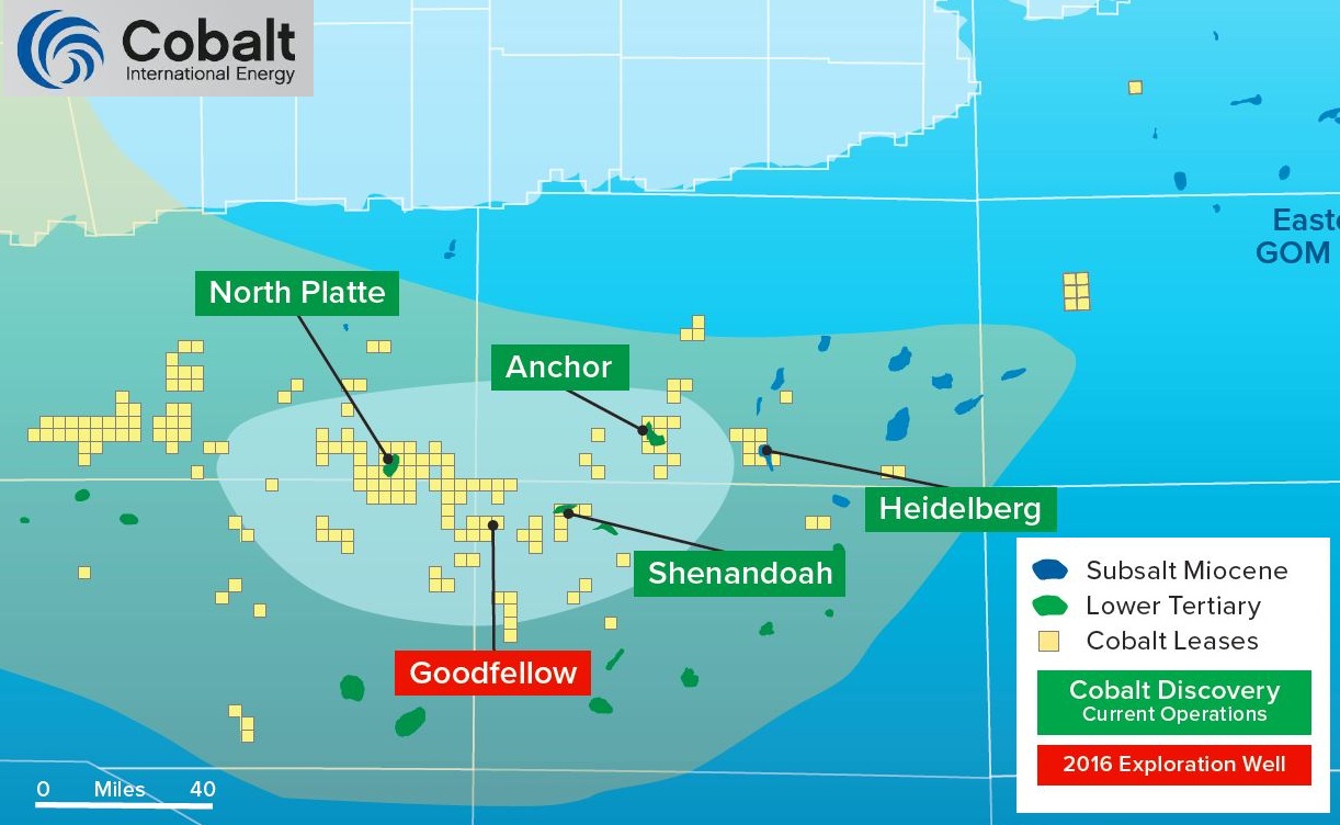 Cobalt International Energy: Gulf Of Mexico Asset Map