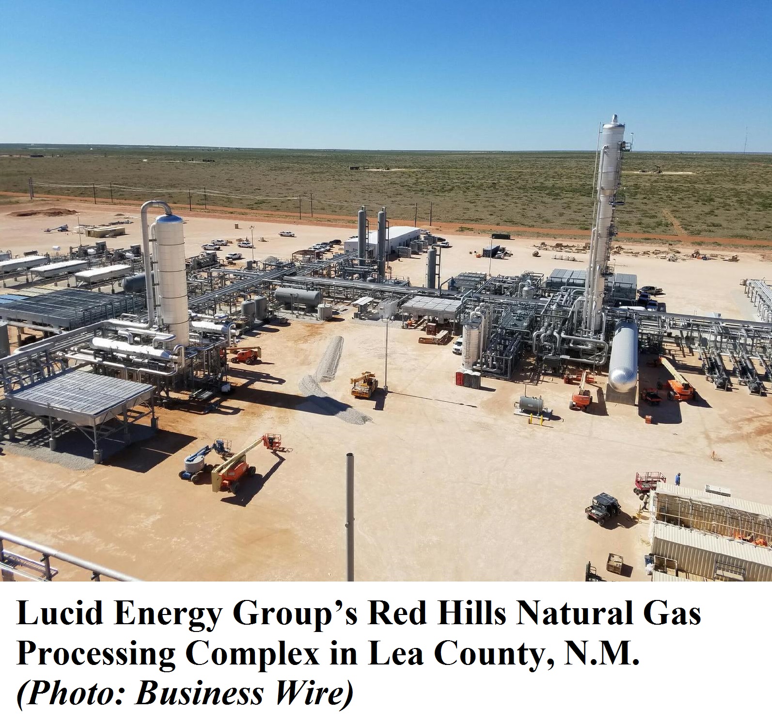 Lucid Energy Delaware Basin Red Hills II Cryogenic Processing Plant New Mexico