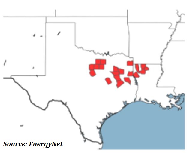 East Texas - North Louisiana - EnergyNet - Map