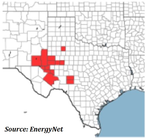 Permian Basin New Mexico Texas EnergyNet Map