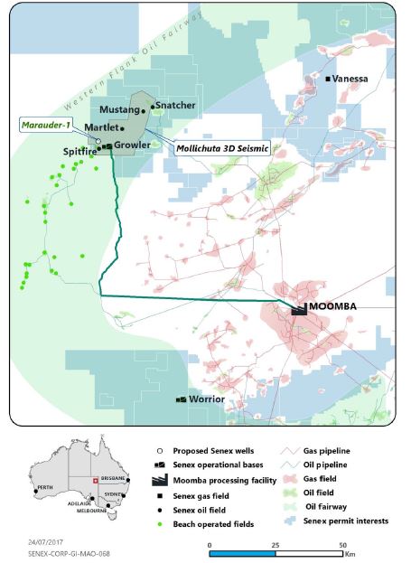 Senex Energy, Cooper Basin, Australia, Marauder-1, oil discovery