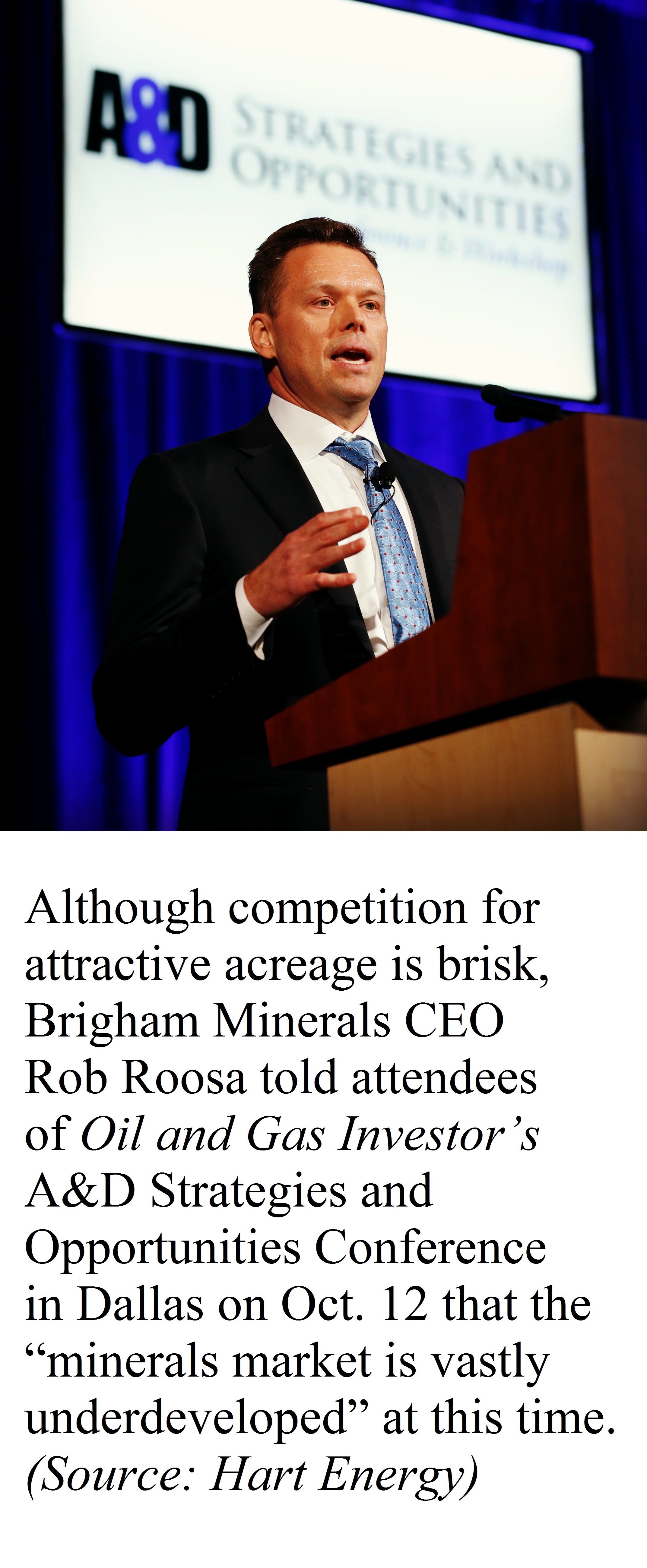 Brigham Minerals CEO Rob Roosa
