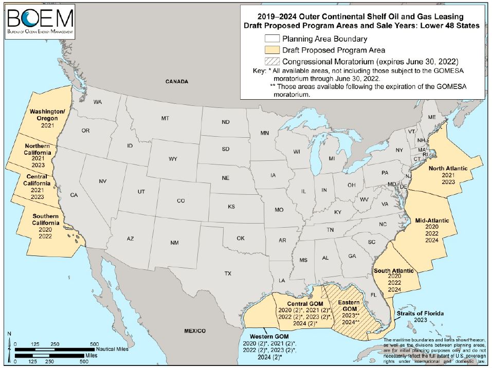 U.S. proposed oil and gas lease sale program, Ryan Zinke, Wood Mackenzie William Turner