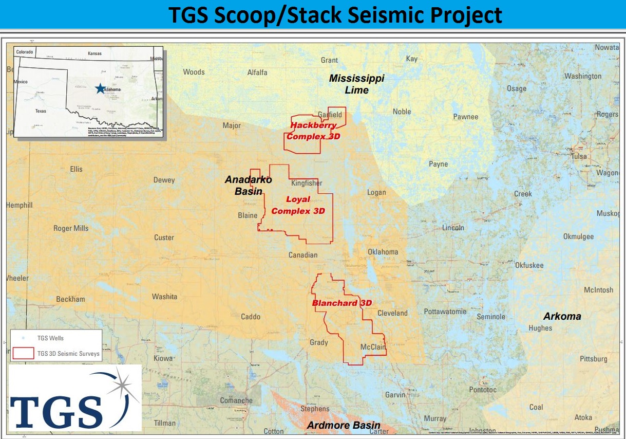 TGS Scoop Stack Seismic Project