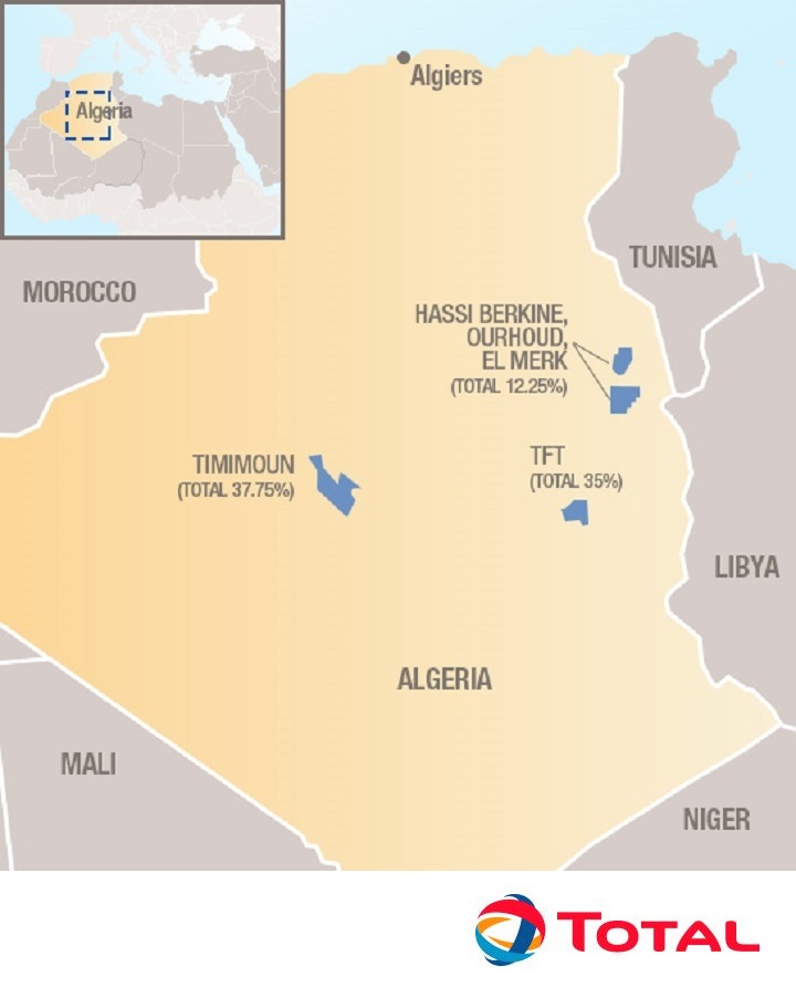 Total: Algeria Asset Map