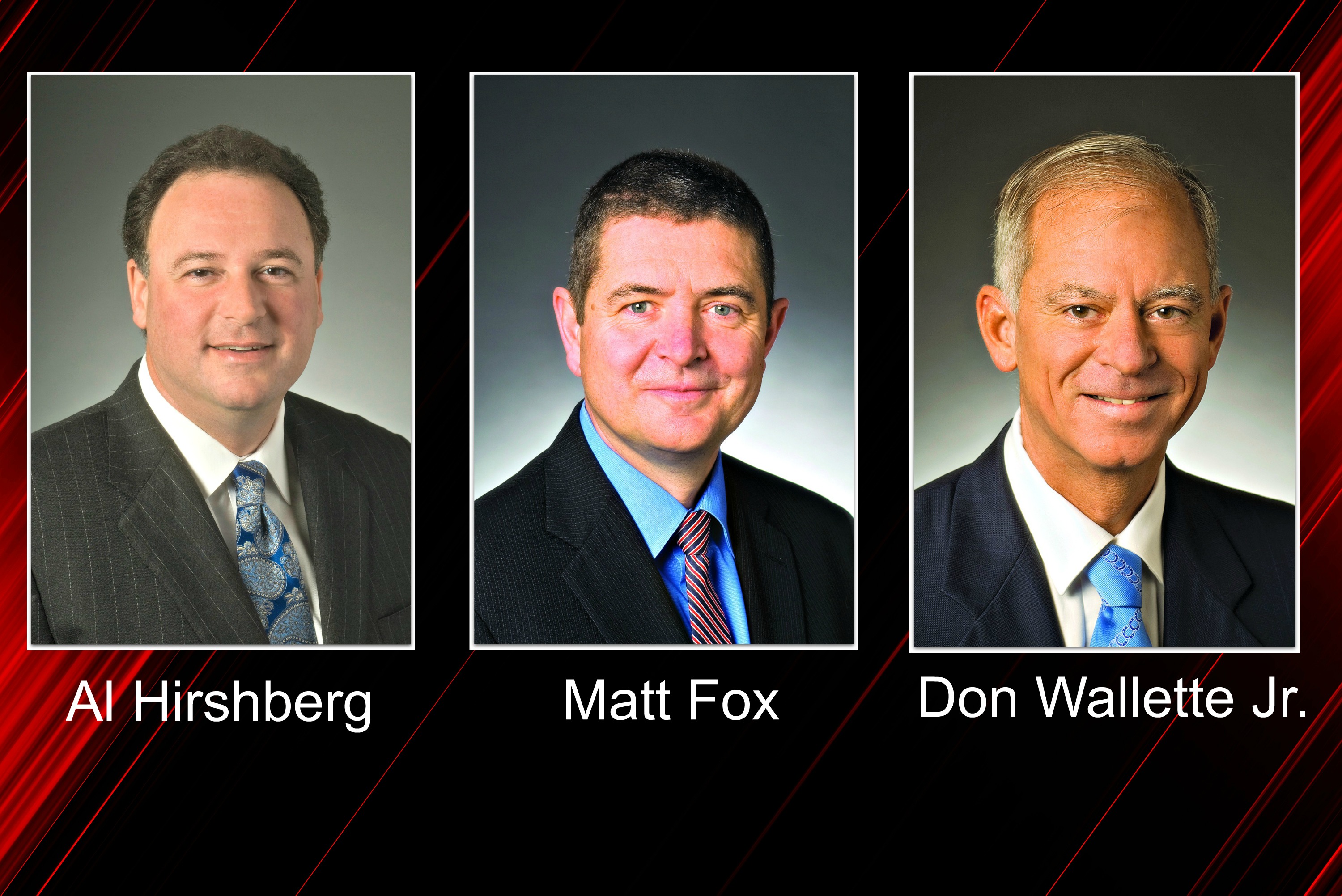 Al Hirshberg, Matt Fox and Don Wallette Jr. (Source: ConocoPhillips Co.)