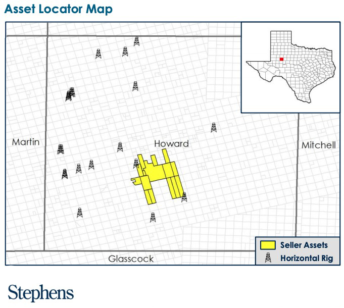 Howard County Asset Locator Map (Source: Stephens Inc.)