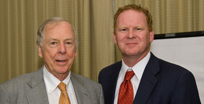 Boone Pickens with Steve Toon