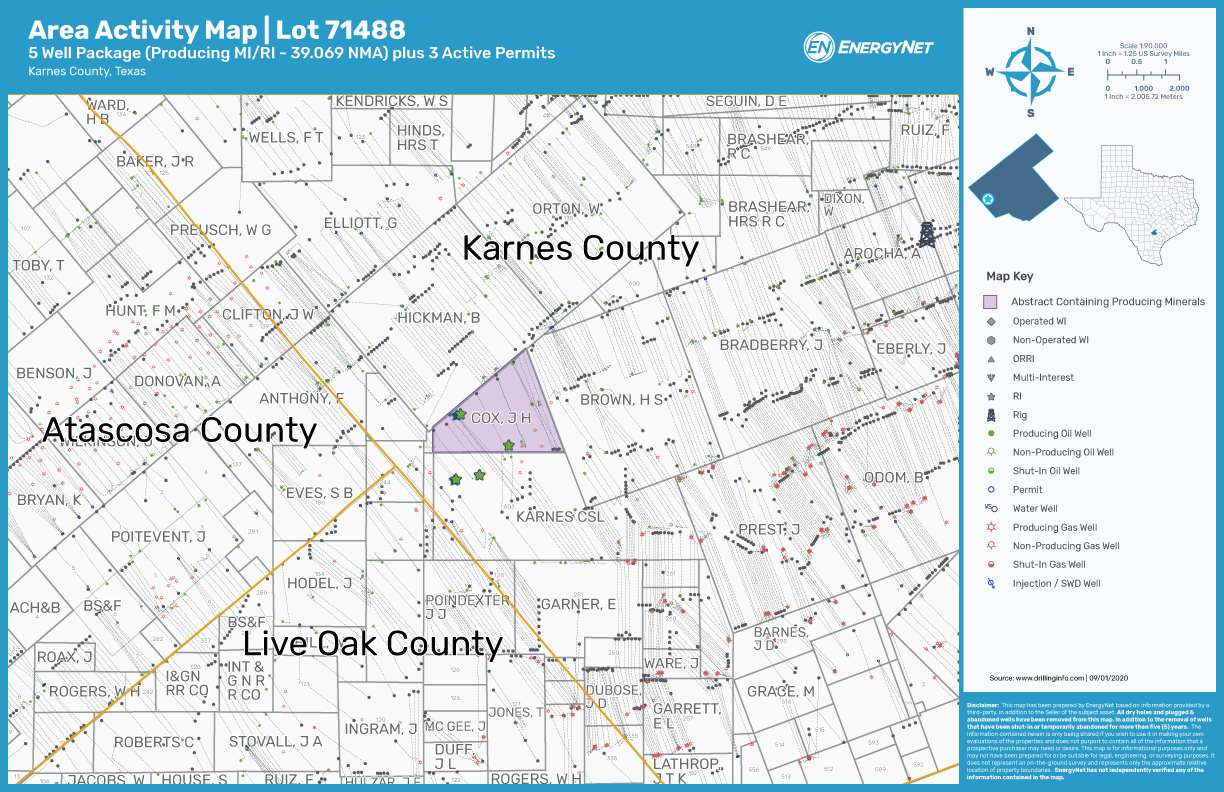 Marketed: Producing Royalty Assets, Karnes County, Texas