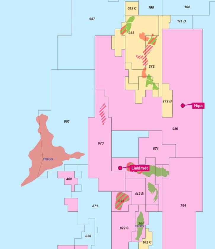 Aker BP NOAKA area oil discovery asset map (Source: Aker BP ASA)