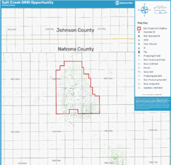 BP Powder River Basin Property 57170 Asset Map (Source: EnergyNet)