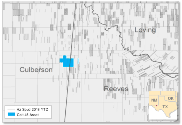 Barclays Marketed Map - EnCore Permian Operated Delaware Basin Position