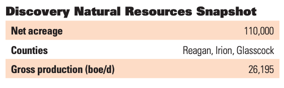 Discovery Natural Resources Snapshot (Source: Oil and Gas Investor)