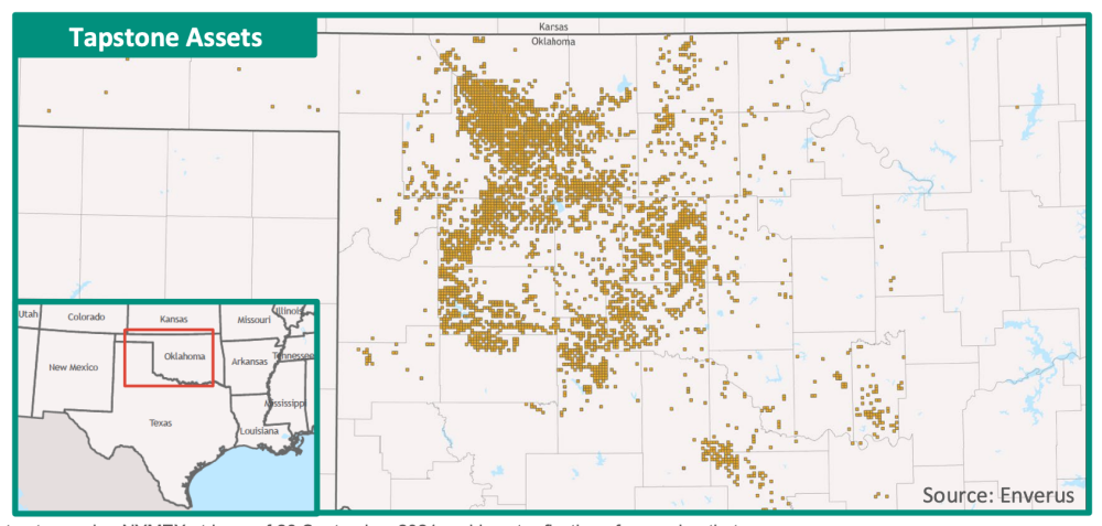 Diversified Energy Tapstone Asset Map