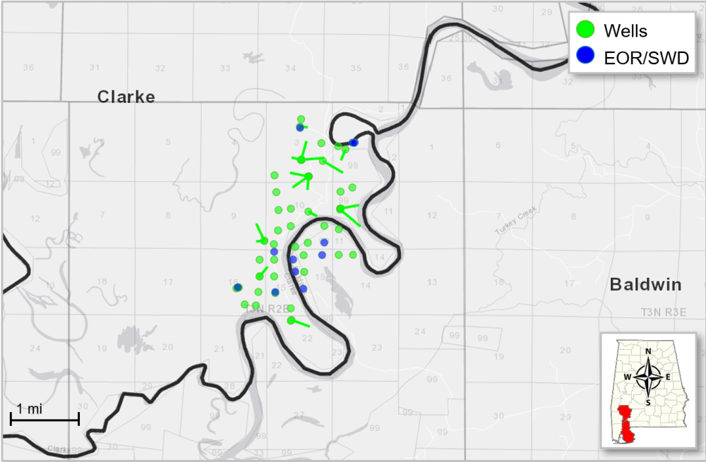 Energy Advisors Group Peach Creek Petroleum Asset Locator Map
