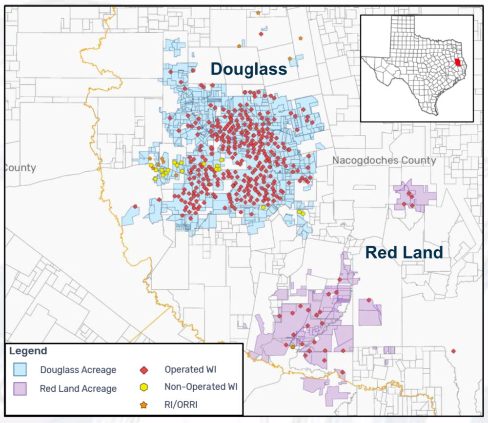 نقشه نیلی EnergyNet به بازار عرضه شده است - تولید متداول و طولانی مدت Rockcliff Energy در شرق تگزاس