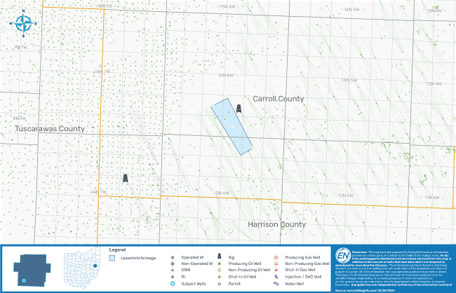 EnergyNet Marketed Map - Garnet Energy Capital Utica Shale Package