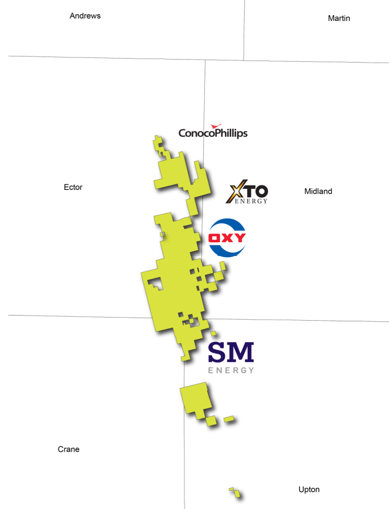 FireBird Energy Midland Basin Asset Map