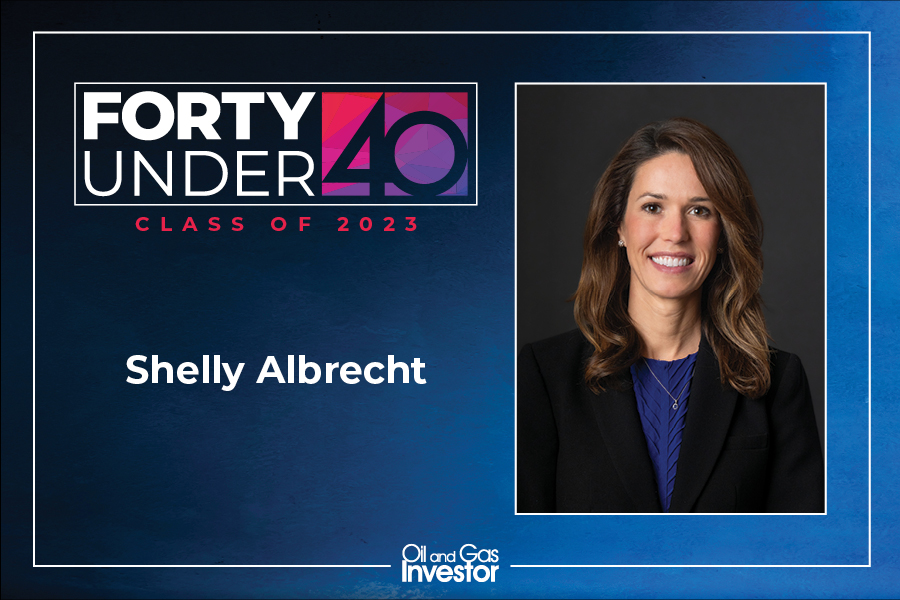 2023 Forty Under 40 profile image of Shelly Albrecht, Vice President of Land with Avant Natural Resources in Denver, Colorado
