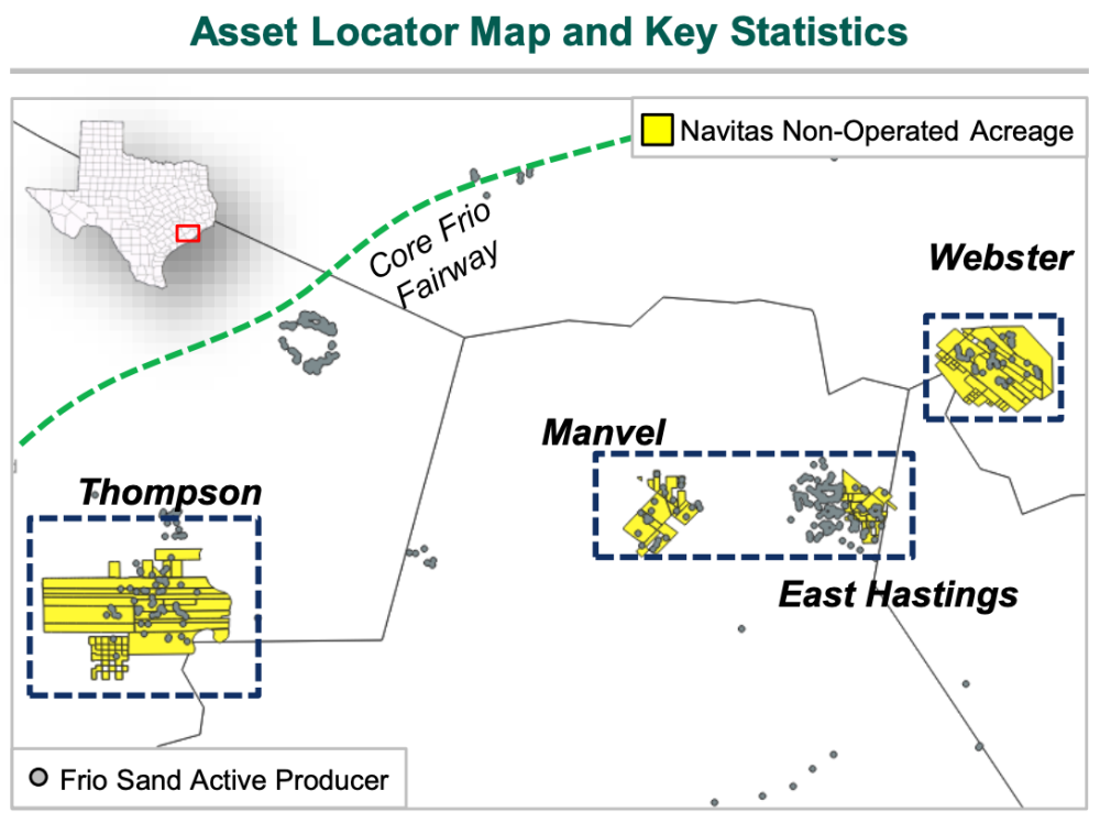 Greenhill and Co Marketed Map - Navitas Petroleum Gulf Coast Nonoperated Properties