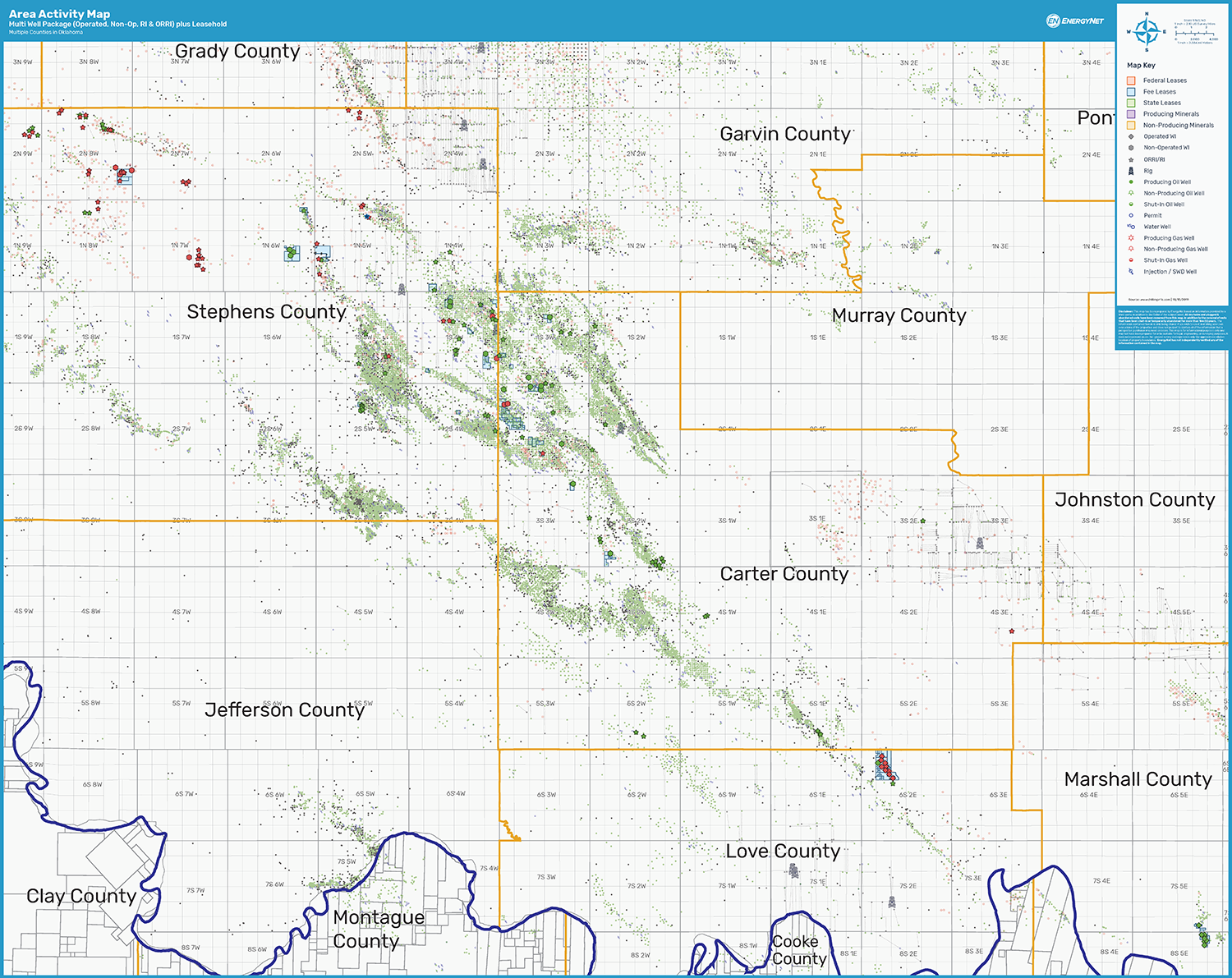 Grizzly Energy South Scoop/Stack Package Asset Map (Source: EnergyNet)