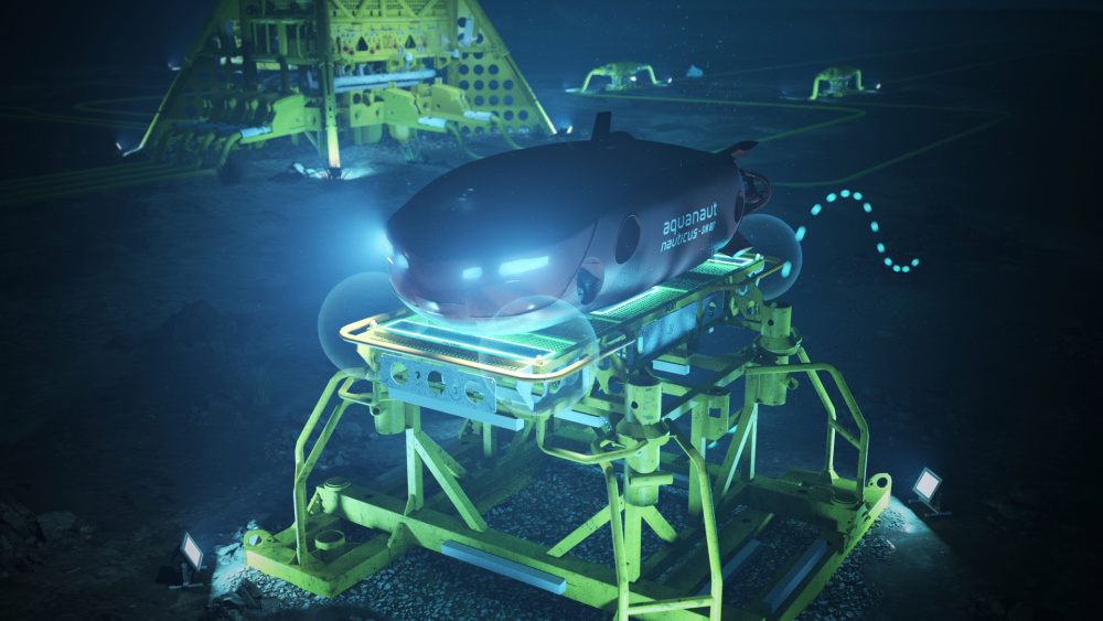 Hart Energy 2022 - Aquanauts En Route to Norway Scotland Gulf of Mexico - Nauticus Robotics Aquanaut docking station image