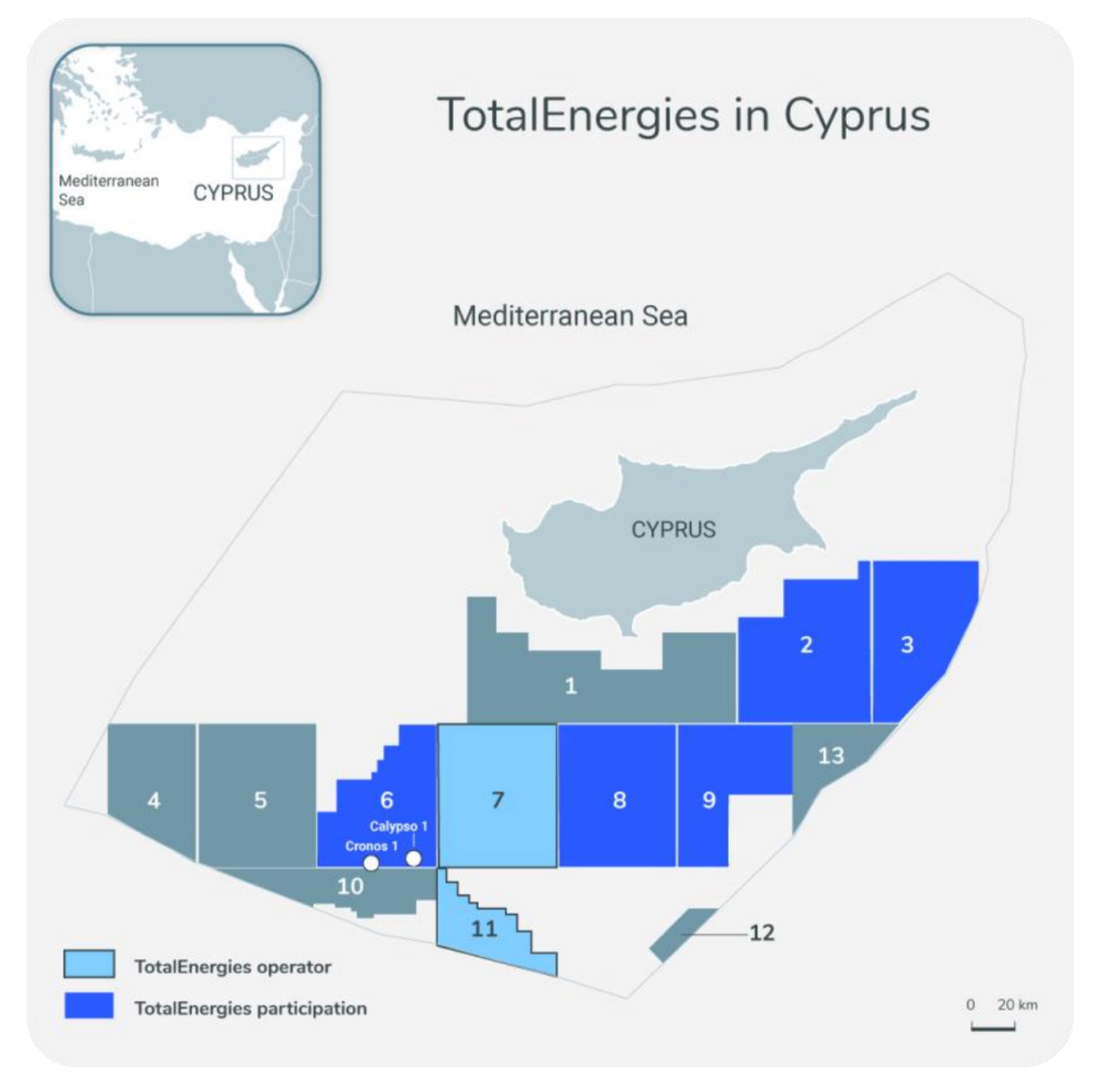 Hart Energy August 2022 - Eni TotalEnergies Make Significant Gas Discovery Offshore Cyprus - Map