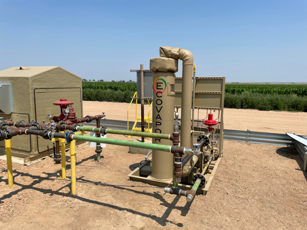 Hart Energy July 2022 - Hydraulic Fracturing Special Report - Emissions Reduction Technologies - EcoVapor Recovery Systems ZerO2 E100 image