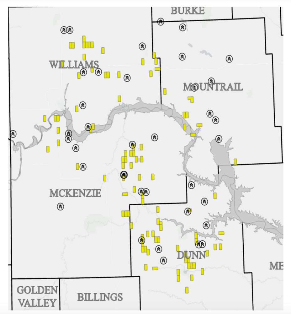 Hart Energy June 2022 - Northern Oil and Gas Williston Basin Bolt-on Acquisition Asset Map
