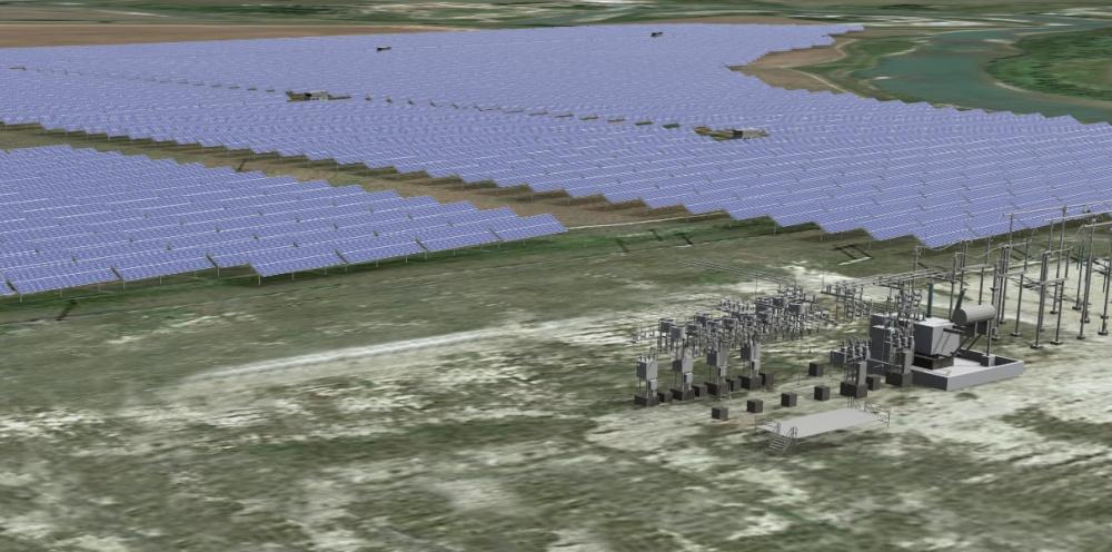 Hart Energy October 2022 - Energy Transition TC Energy solar farm rendering