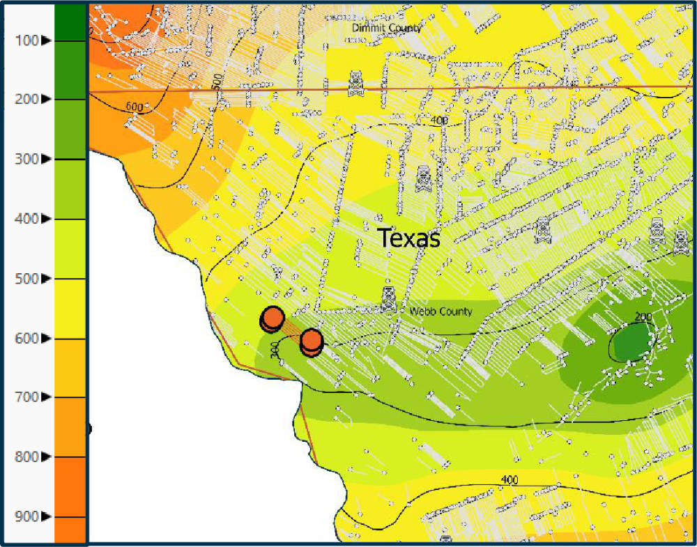 Hart Energy September 2022 - EnergyNet Marketed Map 2 - Millennial Energy Partners Webb County Texas Package