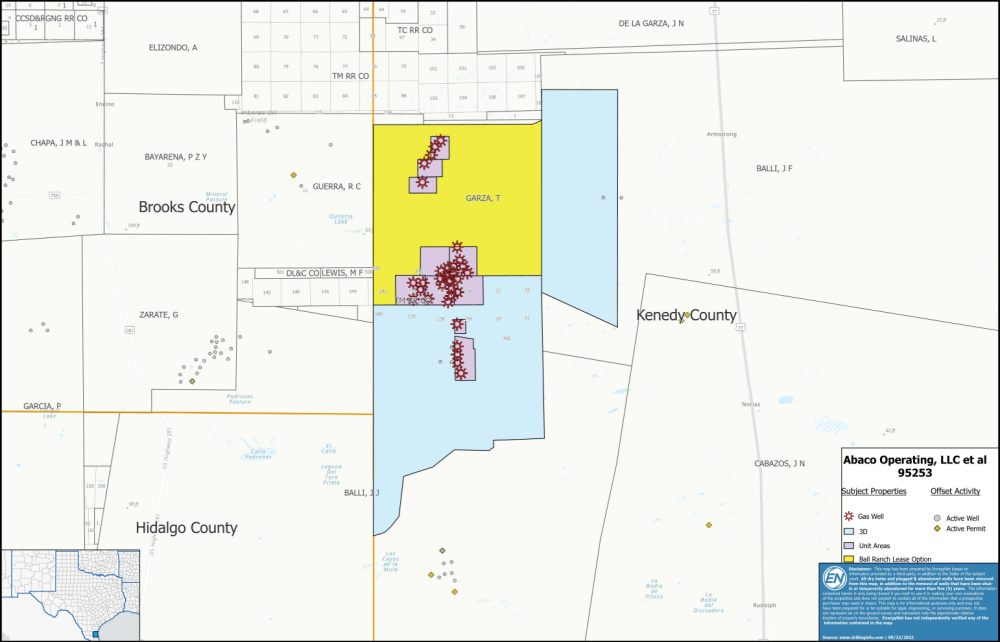 Hart-Energy-October-2022_EnergyNet-Marketed-Map_Abaco-Operating-South-Texas-Package-Kenedy-County