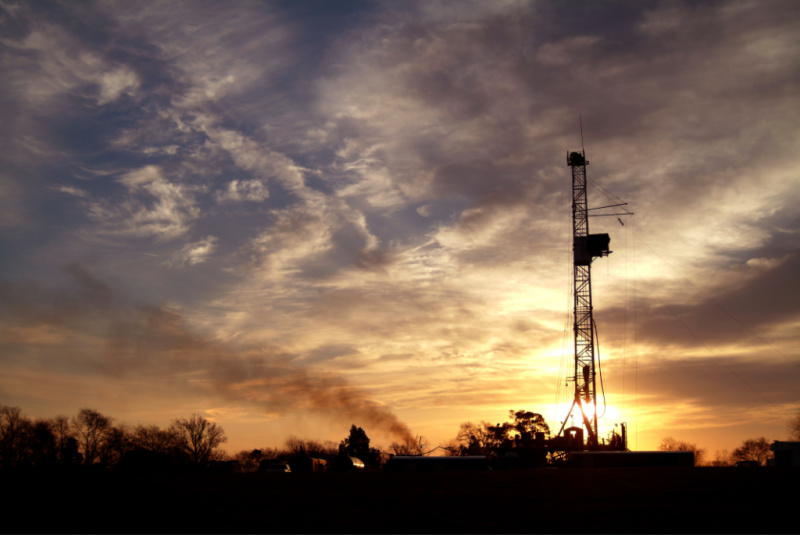A rig drills for Goodrich Petroleum Corp. before this summer, making DUCs for the operator to complete and bring online at the winter natgas price.