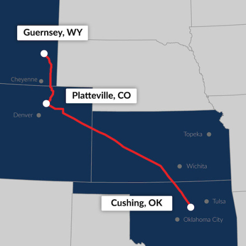 Liberty Pipeline Map (Source: Phillips 66)