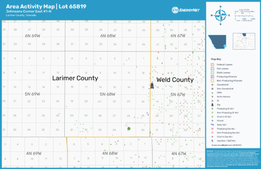 Marketed: Stake In Extraction-Operated Well In Colorado’s Larimer County
