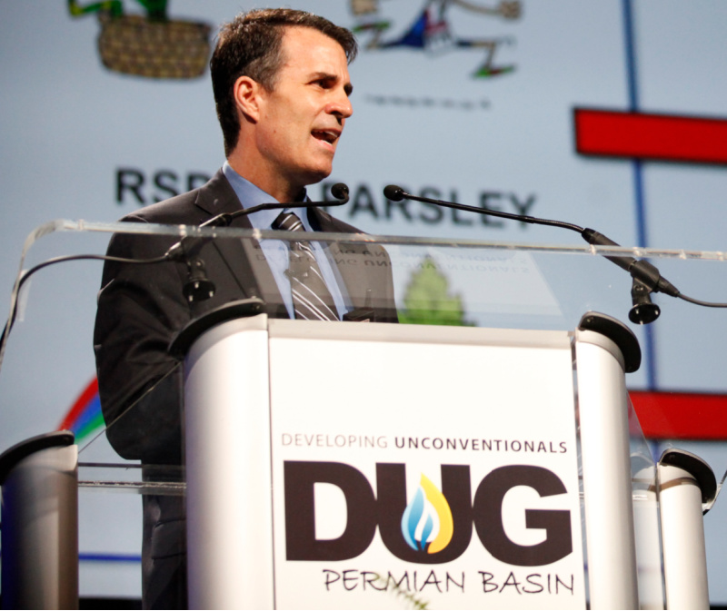 Mike Wichterich speaking at Hart Energy’s DUG Permian Basin Conference in 2016