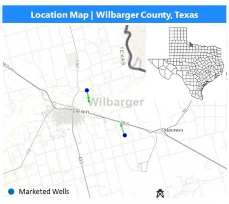 Oil and Gas Asset Clearinghouse Marketed Map - Producing Barnett Shale Operated Working Interest