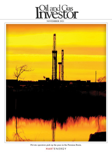 Oil and Gas Investor November 2021 Cover