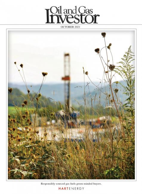 Oil and Gas Investor October 2021 Cover