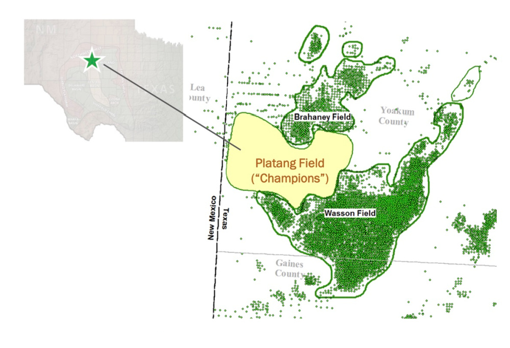 Oil and Gas Investor September 2021 - Riley Permian Go-public Play - Riley Permian Champions Asset Map