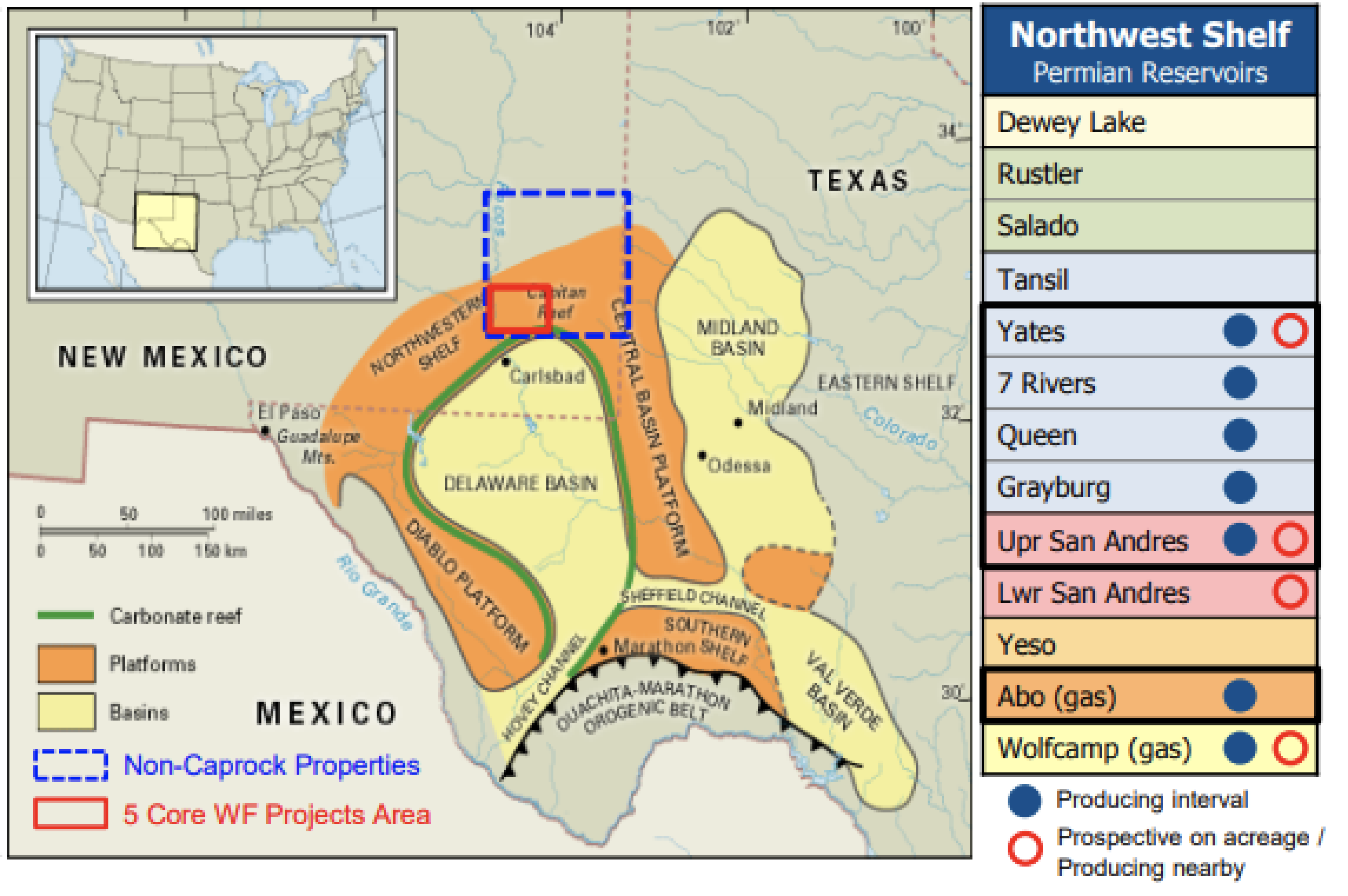 Permian Basin Chapter 11 Sale Asset Map (Source: Energy Advisors Group Inc.)