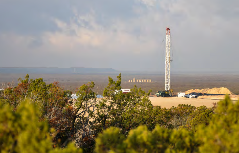 Permian Basin rig - Oil and Gas Investor June 2021 Show Me the Dividend