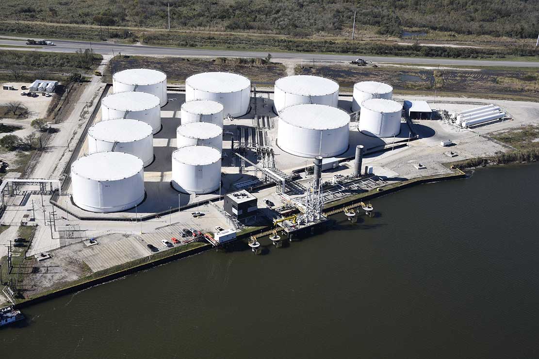 Howard Energy Partners’ terminal is located in Port Arthur, Texas. (Source: Howard Energy Partners)